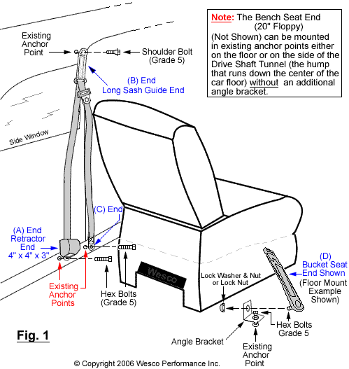 Conversion Cargo Van Seat Belt Motorhome