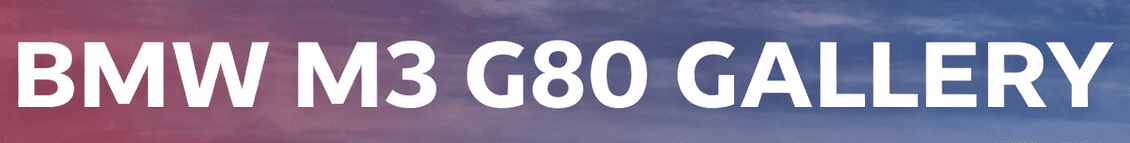 BMW M3 G80 GALLERY? Call WheelsPerformance