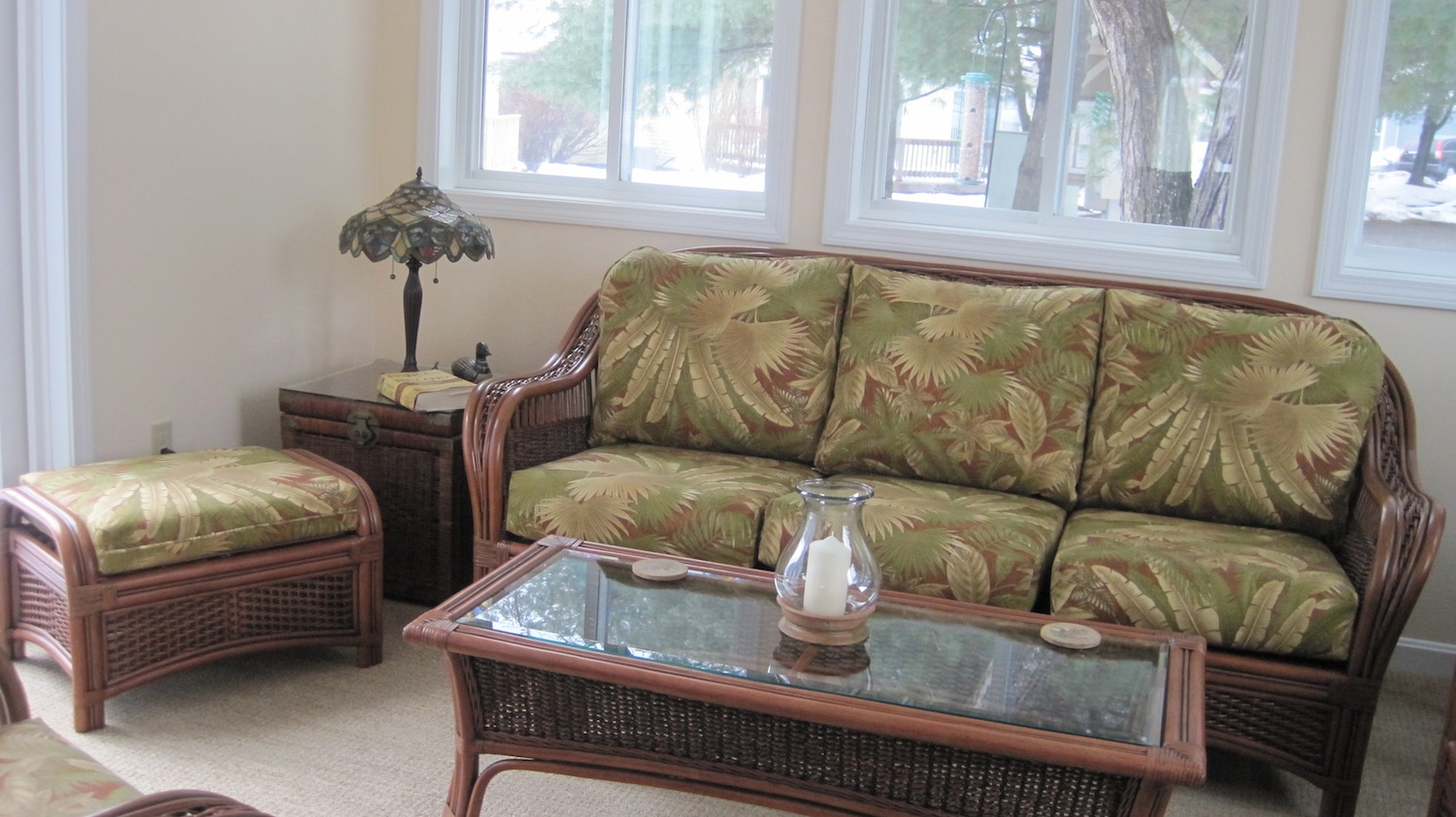 Wicker Rattan Sofa