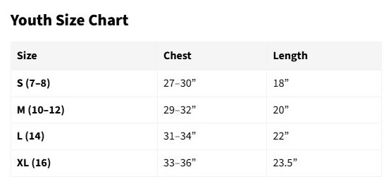 gobi heat size chart