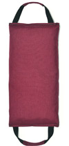 25lb workout fitness bag burgundy