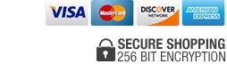 Visa, Discover, MasterCard, Amercian Express