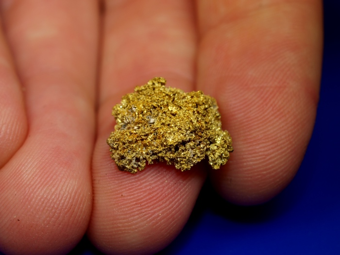 Colorado Gold Nugget - Rare Crystalline Gold Specimen from CO