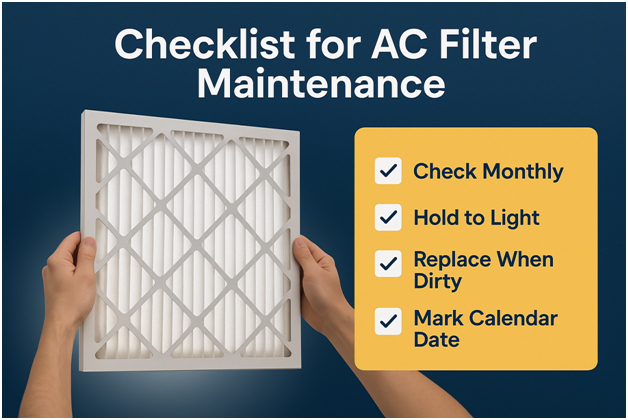 AC Filter Maintenance Checklist