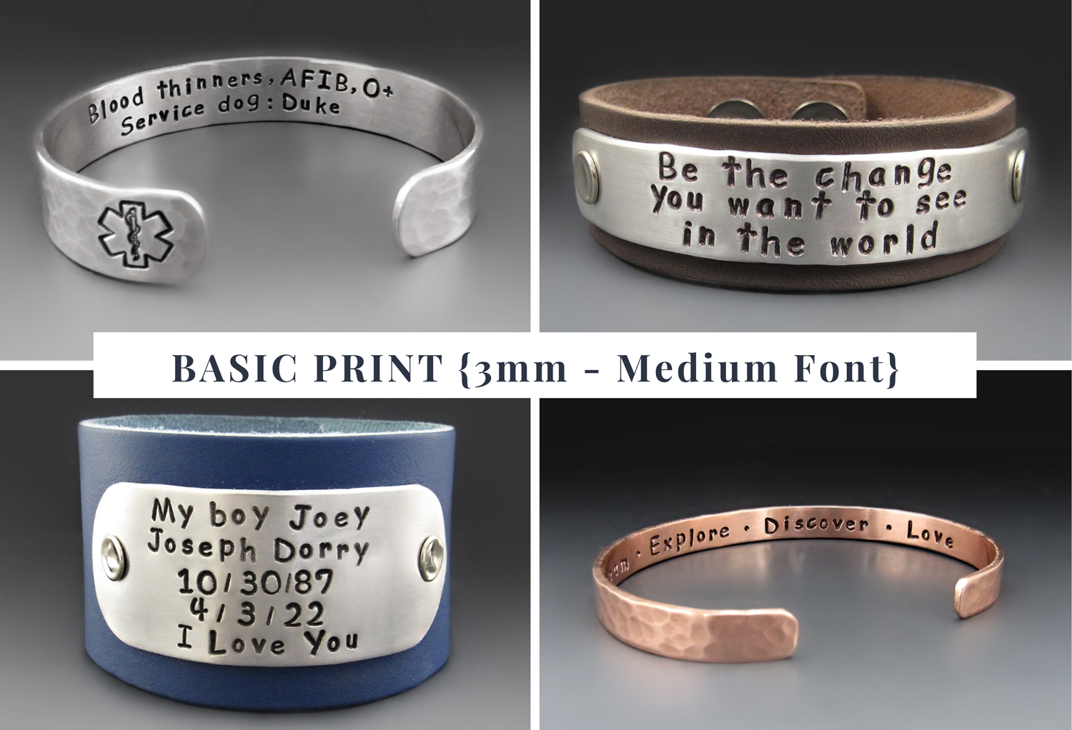 basic print block fonts image samples