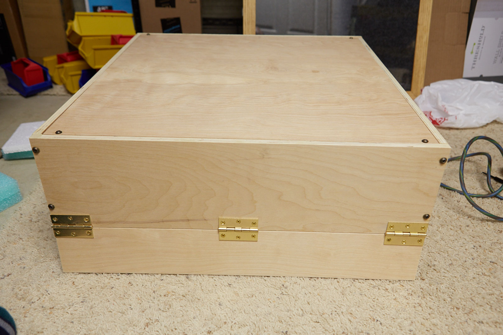 UV Curing rig using Solacure lamps, outside