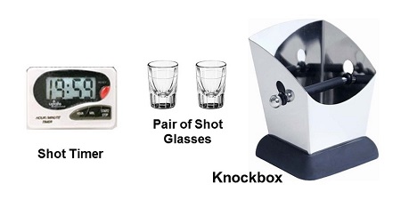 Time and measure your shots. Use a knockbox for used pucks.