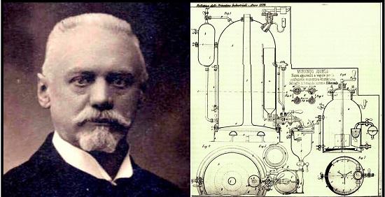 Angelo Moriono and his Espresso Machine Patent