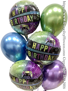 Birthday Gaming Bouquet +$25 CBB430