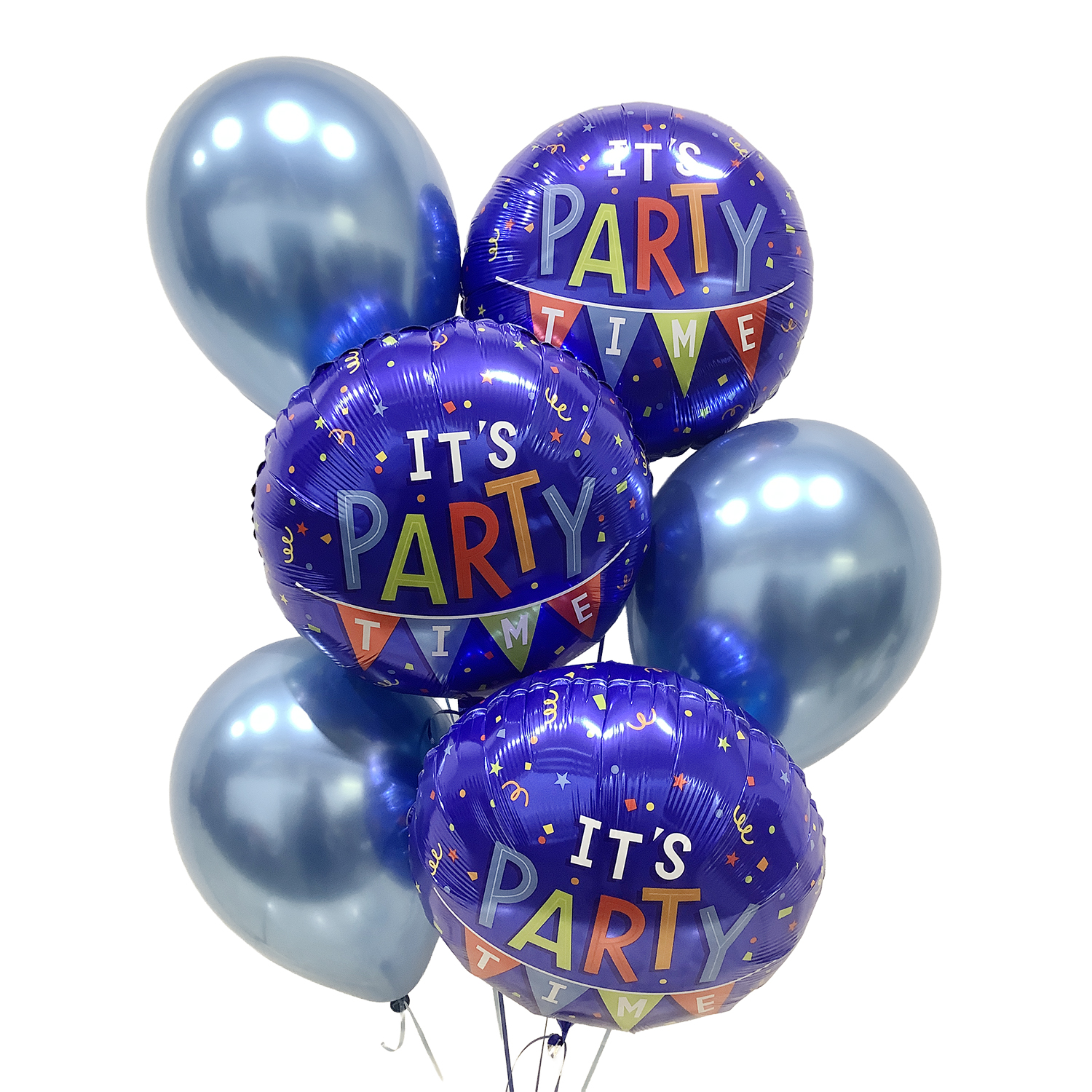 It's Party Time Confetti Balloon Bouquet +$25 CBB436