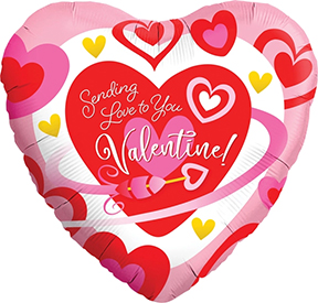 V100 Valentines Balloon +$5