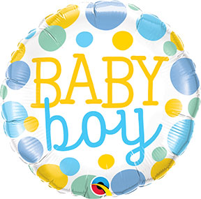 Baby Boy Dots +$5