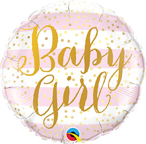 Baby Girl Pink Stripes +$5