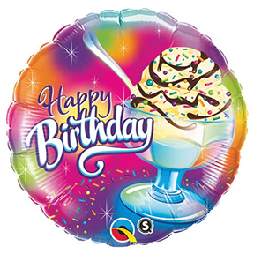 Birthday Ice Cream Sundae