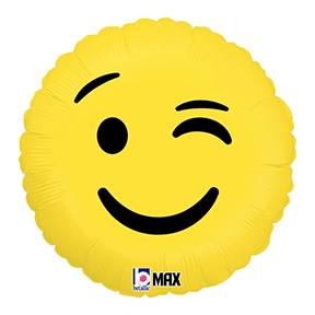 Emoji Wink Balloon +$5