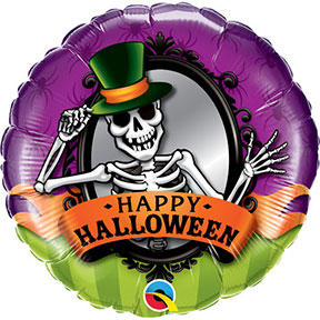 Happy Halloween Skeleton  +$4