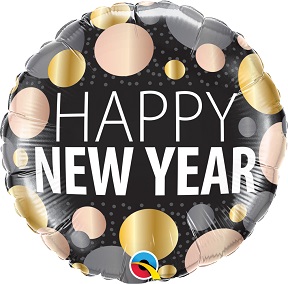 New Year Metallic Dots +$4