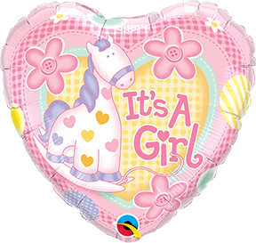 Its a Girl Soft Pony +$5