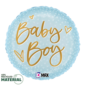 Baby Boy Gold Script +$6