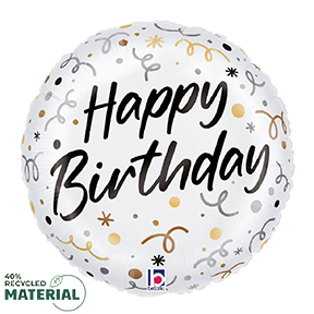 Satin Birthday Streamers +$6.00