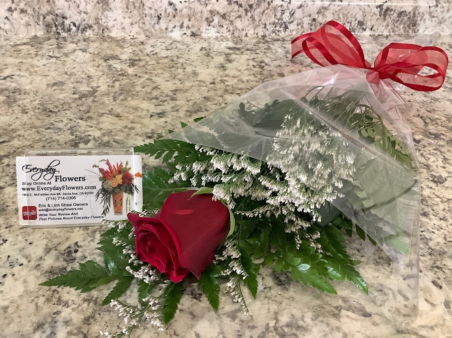 Single Rose Delivery Wrap