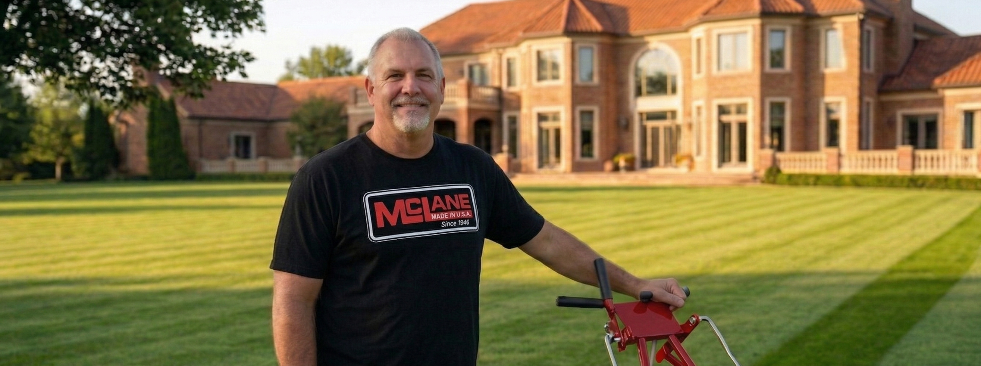 Mark Salter, McLaneLawnMowers.com Founder and engineering expert who developed modern McLane reel mower models