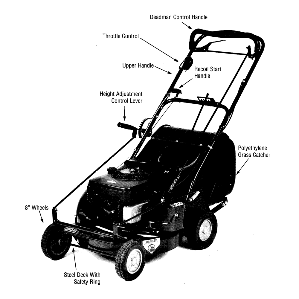 Vintage McLane rotary mower model N21-SP