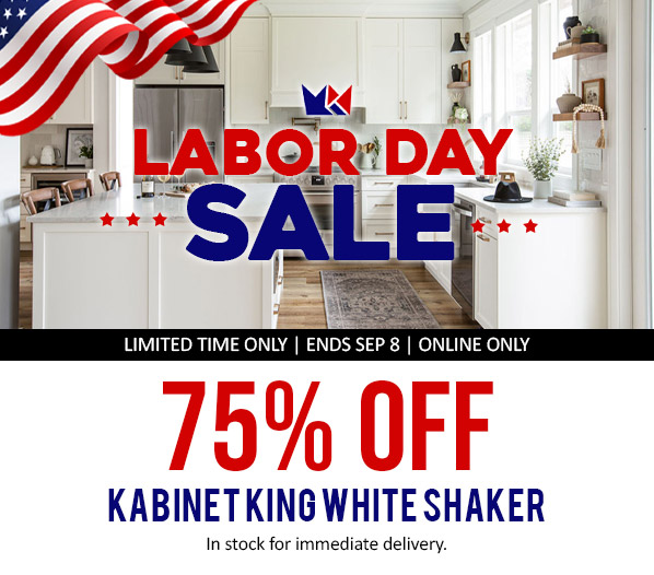 Kabinet King White Shaker Cabinets