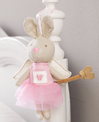 Mud Pie Mini Tooth Fairy Bunny Pocket Buddy