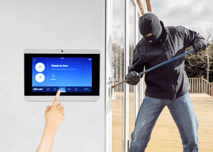 Burglary Intrusion Alarm Monitoring Communication Paths Image