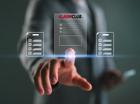 Monitoring Customer Information Forms - AlarmClub Security