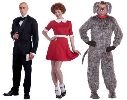 annie daddy warbucks sandy couple costumes