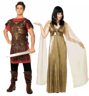 cleopatra and mark anthony couple costumes