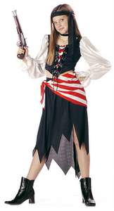 girl's ruby pirate costume