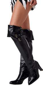 thigh high pirate boot tops