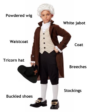 boys colonial costumes