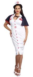 women's plus size night nurse costume