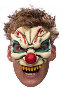 evil clown mask