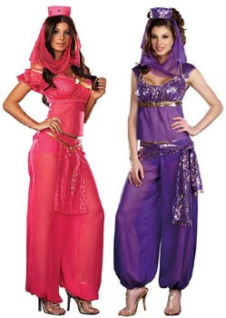 women's genie or jasmine costume