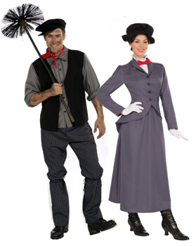 mary poppins couple costumes