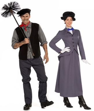 mary poppins and bert the chimney sweep couple costumes