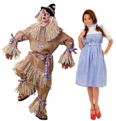 scarecrow and dorothy couple costumes