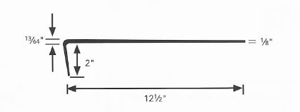 710 Hammered Finish Rubber Stair Tread Specs