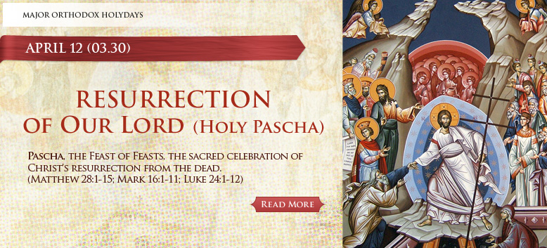 Twelve Major Orthodox Holidays. The Resurrection of The Lord (Easter Sunday) - PASCHA