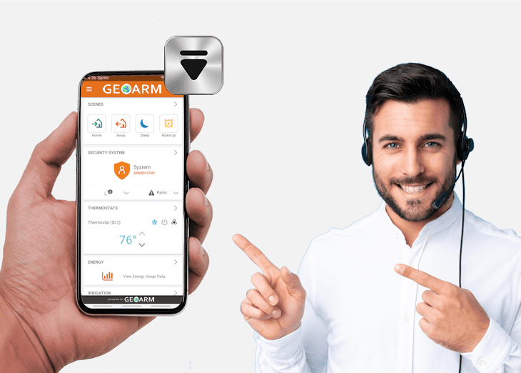 Interactive Burglary Intrusion Alarm Monitoring Services Image