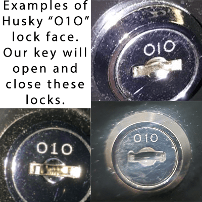 Husky 010 Upright Tool Cabinet Key