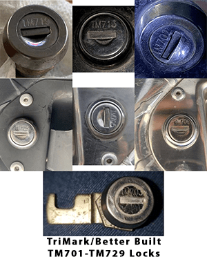 Replacement Key for TriMark TM Locks
