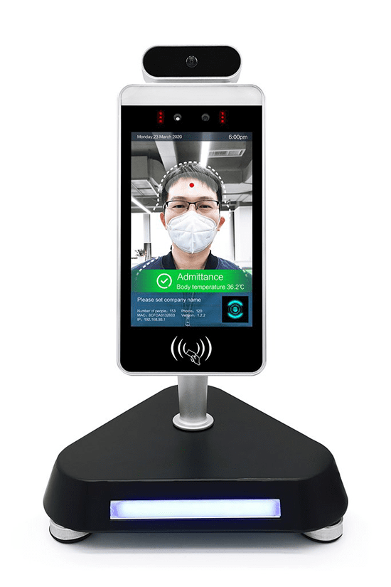 Contactless Temperature Scanning Kiosk with Facial Recognition