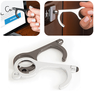 Touchless Door Opening Tool with Stylus