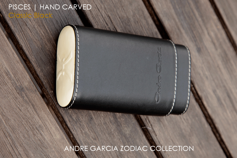 Andre Garcia 3 finger Zodiac cigar case